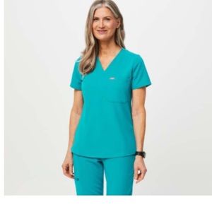 Figs Teal scrubs set
